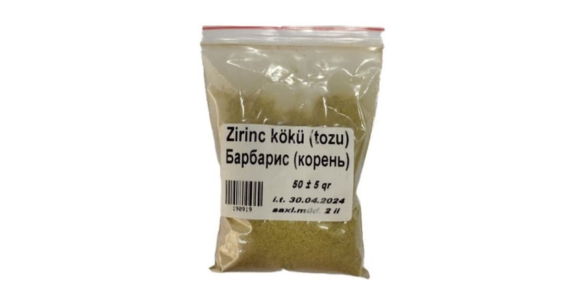 Zirinc kökü tozu, 50 q