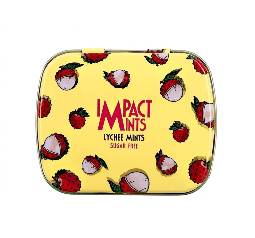 Təravətləndici draje Impact Mints Lychee Mints, 14 q
