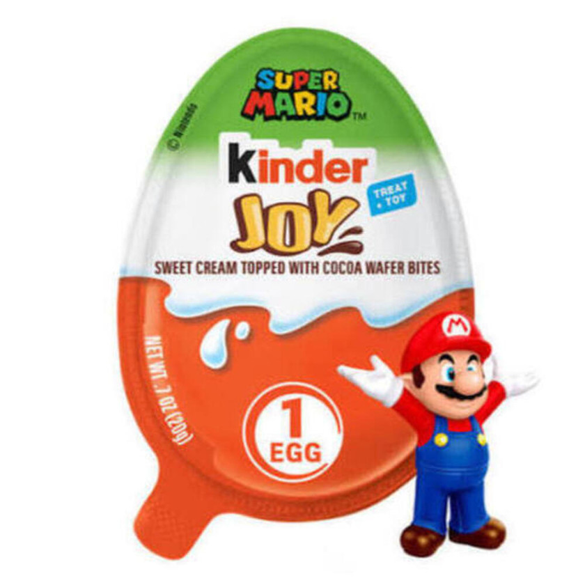 Hədiyyəli yumurta Kinder Joy Super Mario, 20 q