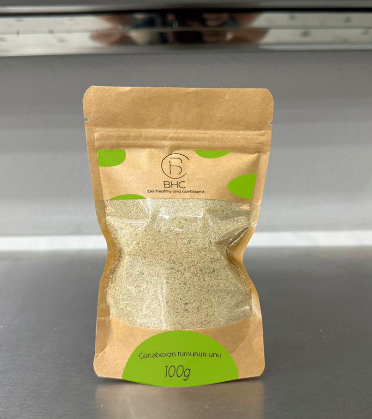 Günəbaxan tumunun unu BHC, vitaminlər və minerallar ilə, 100 q