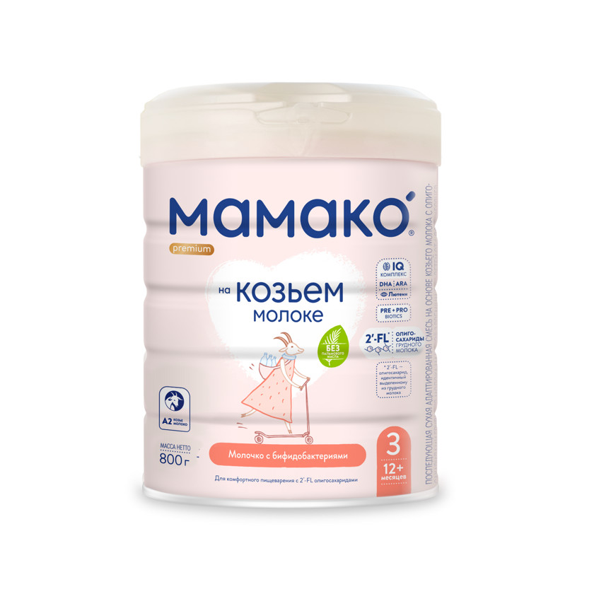 Quru südlü qatışıq Mamako 3, 12-36 ay, 800 q
