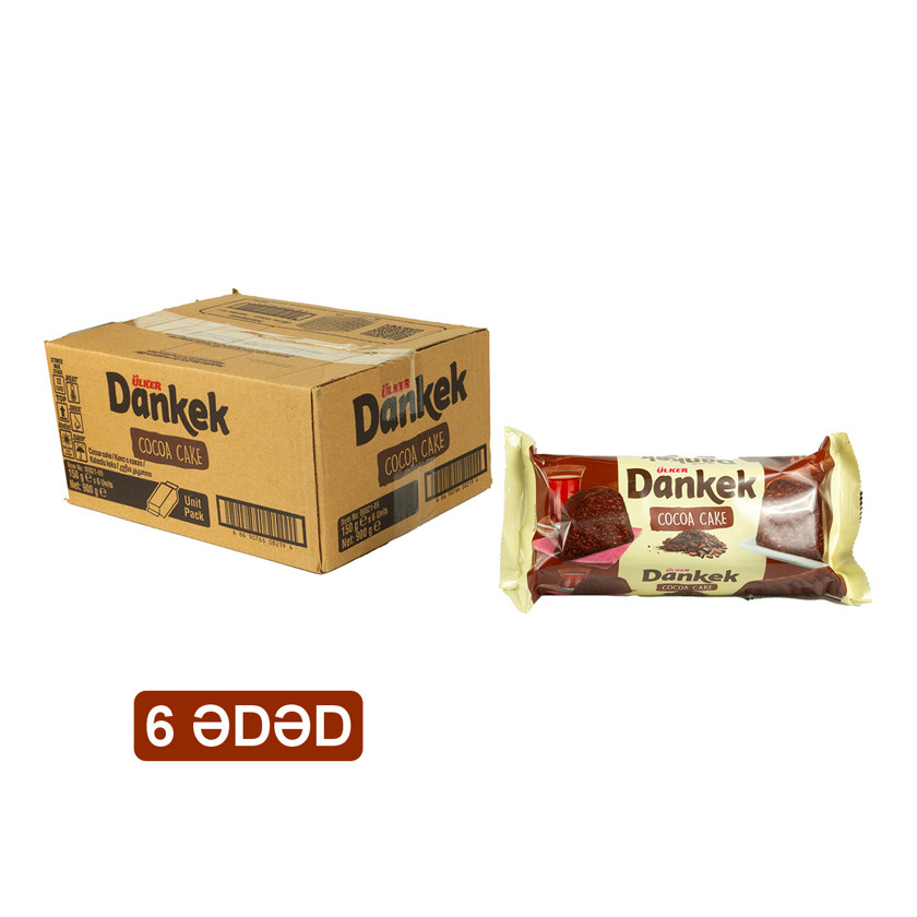 Keks dəsti Ülker Dankek Cocoa, 150 q, 6 əd
