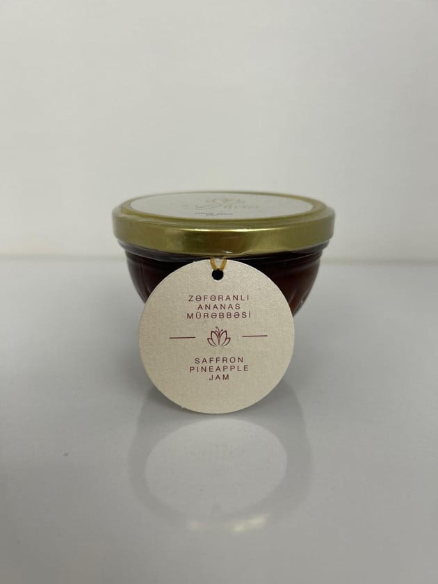Zəfəranlı Ananas mürəbbəsi, 125 q