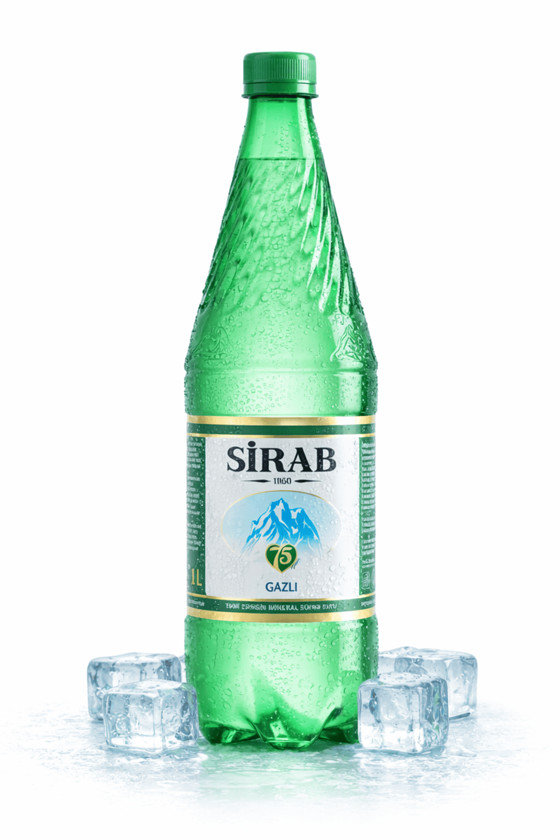 Mineral qazlı su qablaşdırması Sirab 1 l