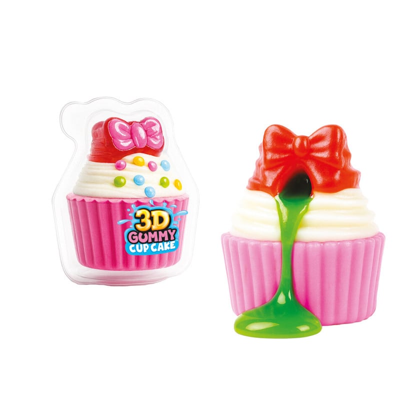 Jelebon Johny Bee 3D Gummy Cupcake, 18 q