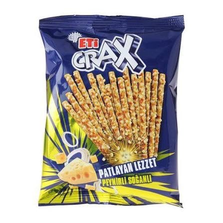 Çubuqlar Eti Crax Patlayan Lezzet Peynirli Soğanlı, 5x123 q