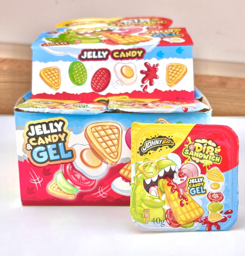Çeynənən konfetlər Johny Bee Dip Sandwich 40 q