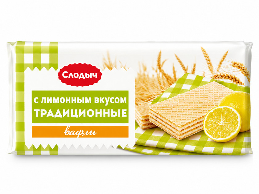 Vafli Слодыч, limonlu, 100 q