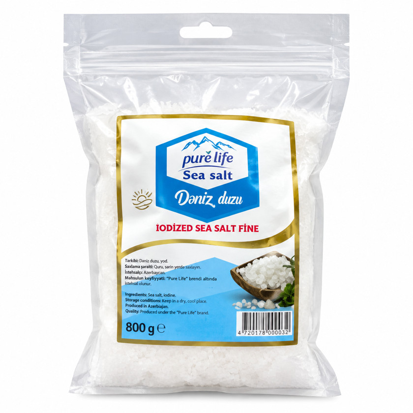 Dəniz duzu Pure life, 500 q