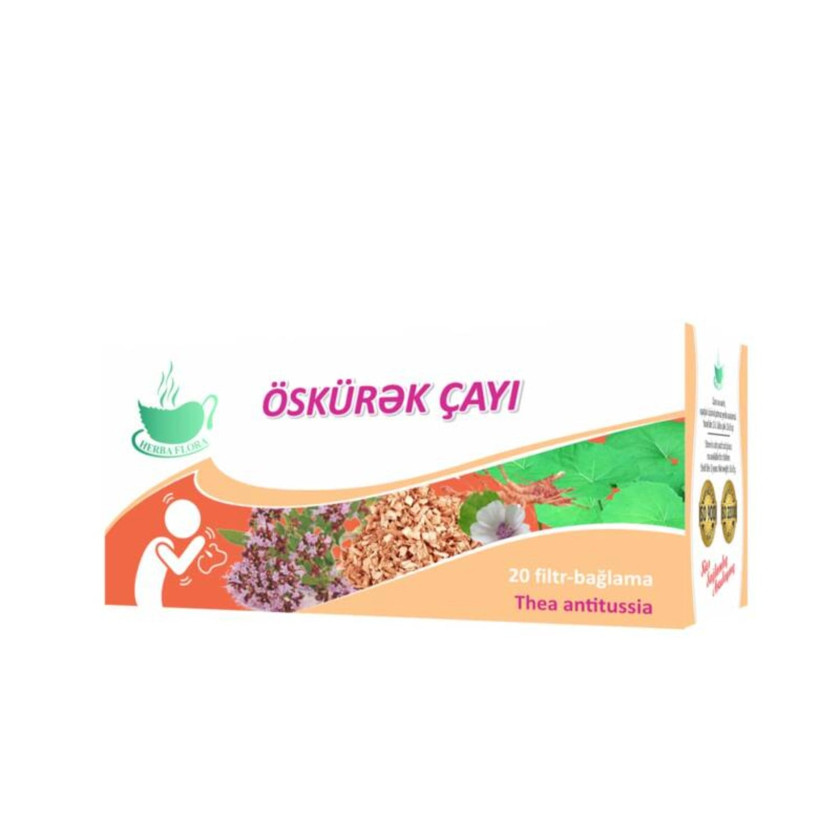 Çay Öskürək əleyhinə 20 ədədli paket