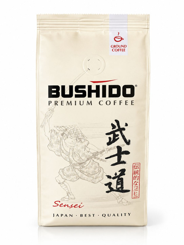 Üyüdülmüş qəhvə Bushido Premium 800 q