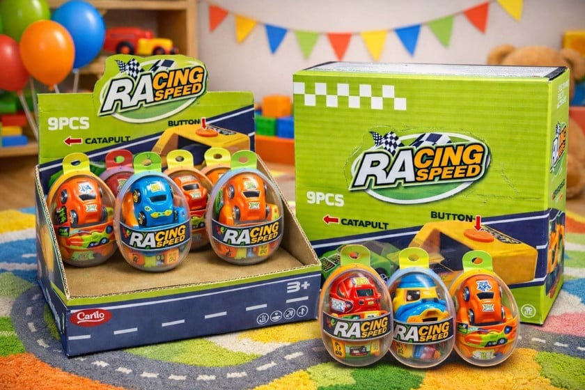 Oyuncaqlı sürpriz yumurta Carilo Racing Speed, 9 ədəd - 6918888188502