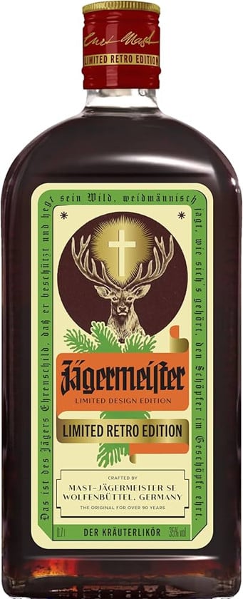 Likör Jagermeister Retro Limited Edition, 700 ml