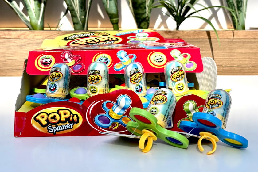Lollipop Johny Bee Pop İt Spinner 15 q