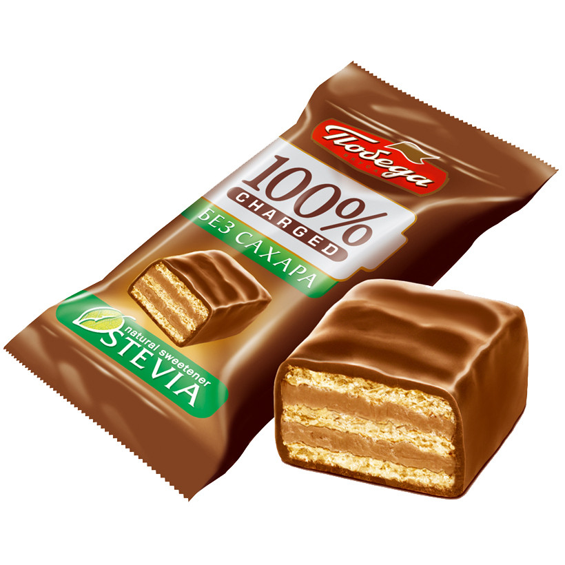 Şokoladlı vafli Победа 100 г