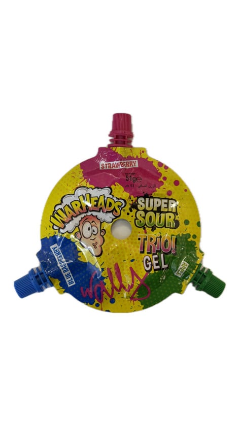 Konfet-jele dəsti Warheads Super Sour Trio, 51 q