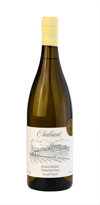 Şərab Chabiant Winery Bayan Shira White Dry, 750 ml