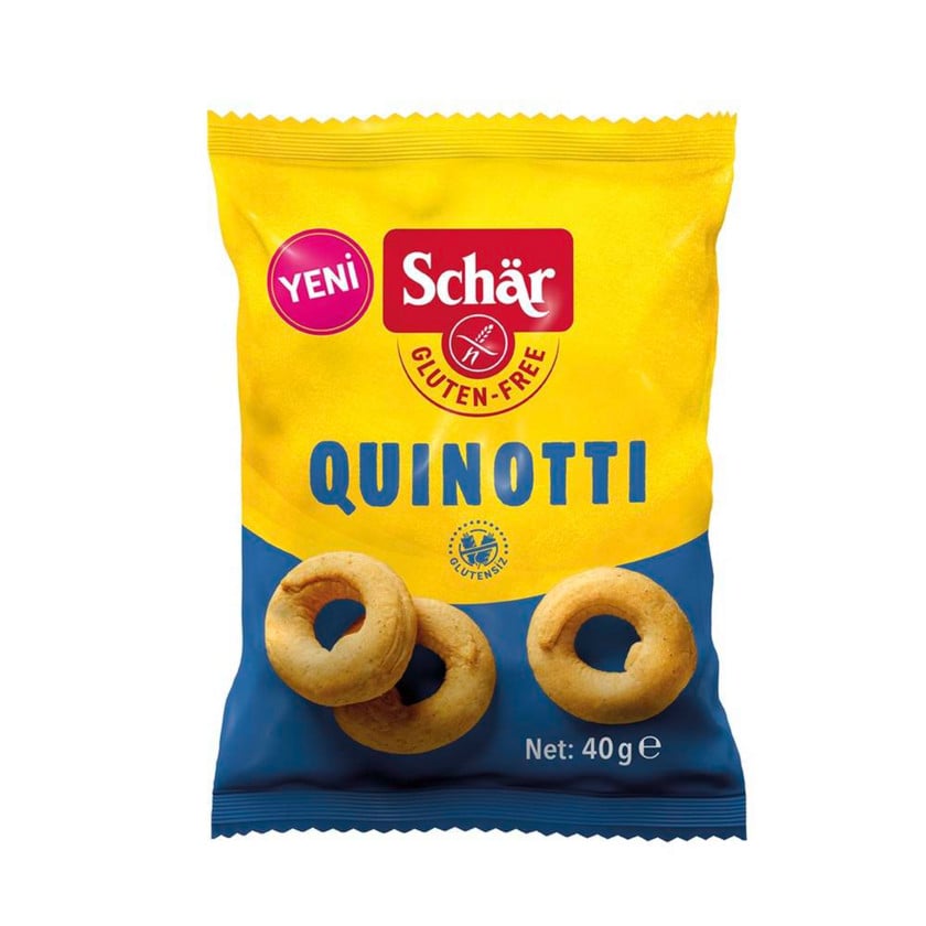 Krekerlər Schar Quinotti, 40 q