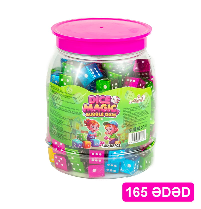 Saqqız Akbulak Dice Magic, 3.4 q, 165 əd