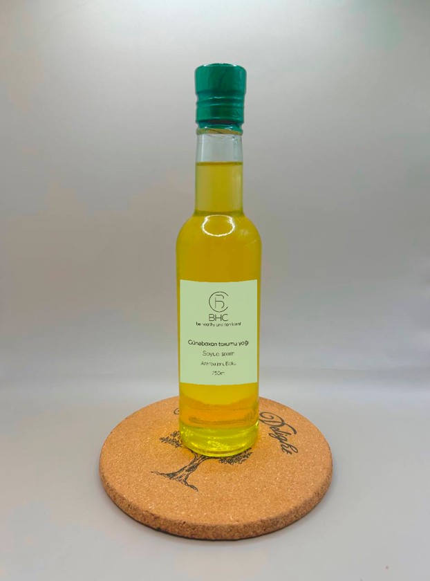 Günəbaxan yağı BHC, soyuq sıxım, 250 ml