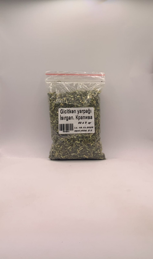 Gicitkən yarpağı, 50 q