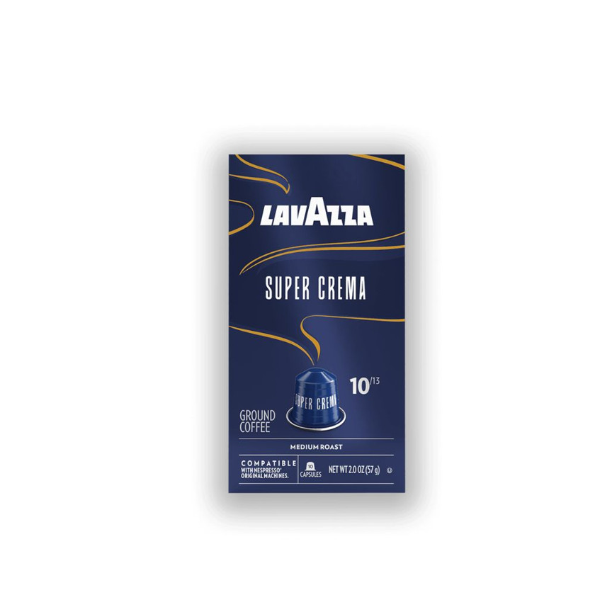 Kapsullarda qəhvə Lavazza Super Crema Ground Coffee, 10 əd