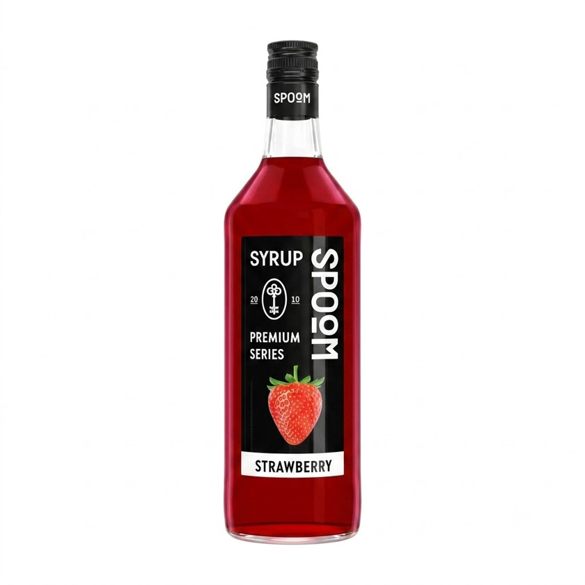 Sirop Spoom, çiyələk, 1000 ml