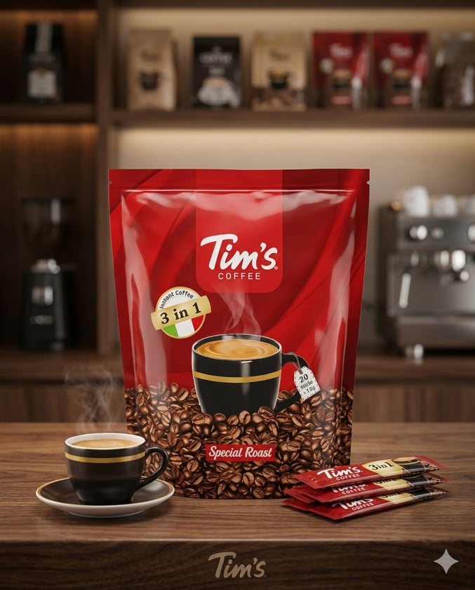 Qəhvə içkisi Tim's Coffee 3 in 1, 20 əd