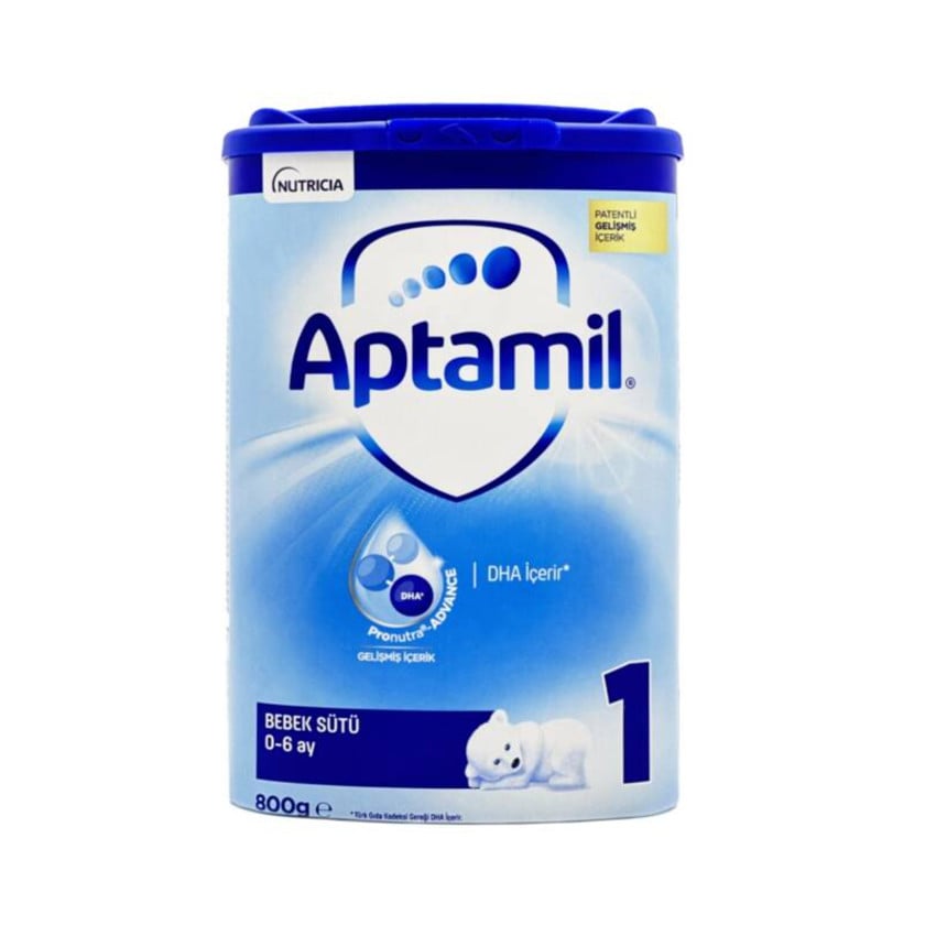 Quru südlü qatışıq Aptamil 1, 0-6 ay, 800 q - 121-01062