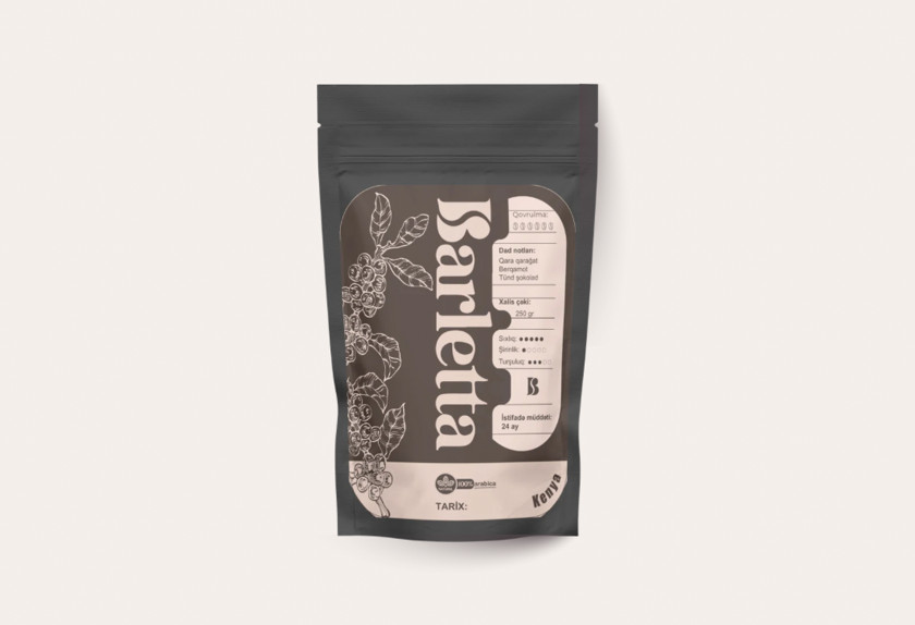 Üyüdülmüş qəhvə Kenya Nyeri Espresso Arabica, 250 q