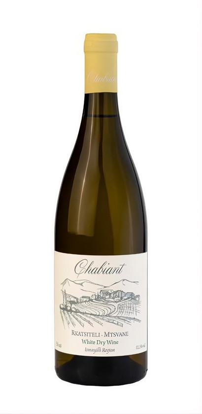 Ağ şərab Chabiant Rkatsiteli-Mtzvane White Dry, 750 ml
