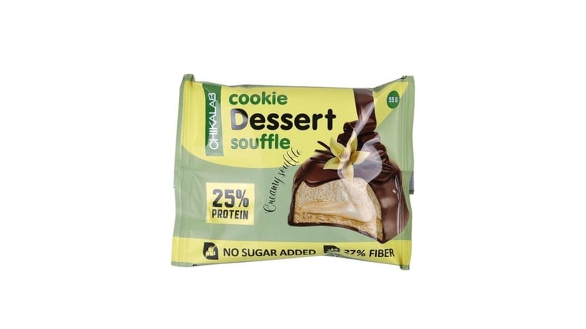 Proteinli peçenye Chikalab Cookie Dessert Souffle, 55 q