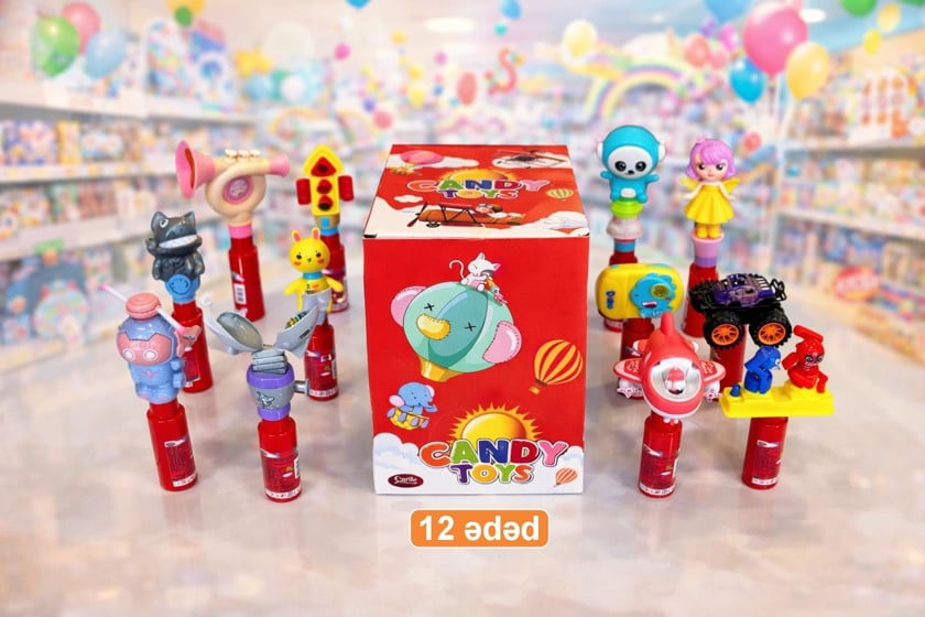 Konfetlər Carilo Candy Toys, 5 q, 12 əd
