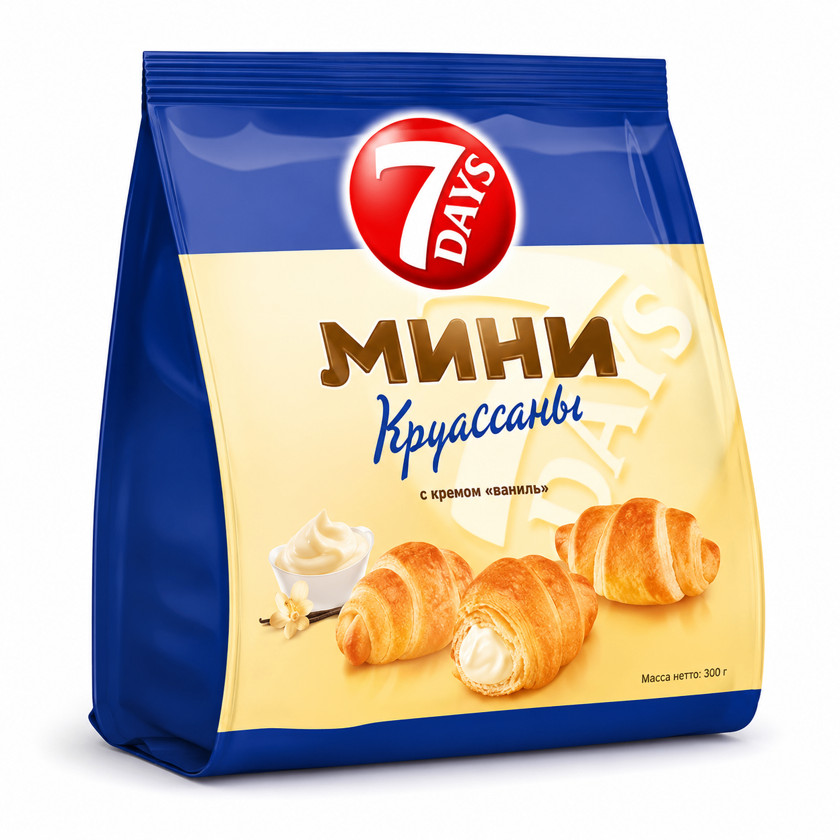 Kruassan Mini 7Days vanil 200 q