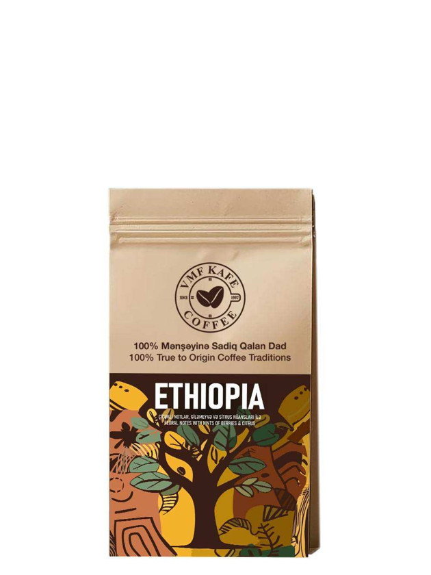 VMF Kafe Ethiopia Premium, qəhvə dənə, 250 q