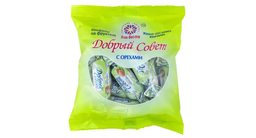 Конфеты без сахара с Орехами Dobriy Sovet 150 гр