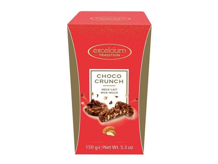 Şokolad Excelcium Choco Crunch, 150 q
