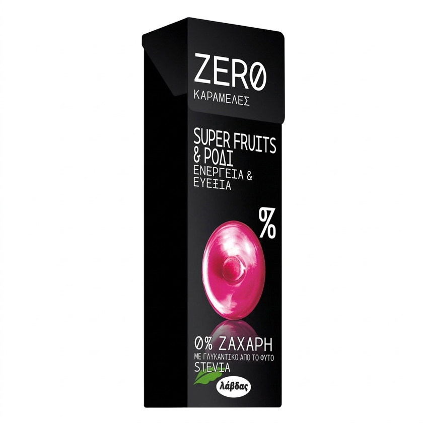 Meyvə nabatları Zero Candies Super Fruits & Pomegranate, 32 q