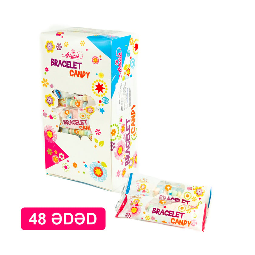 Konfet Akbulak Braclet Candy 12 q, 48 əd
