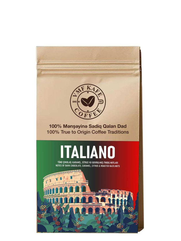 VMF Kafe Italiano Premium, qəhvə dənə, 500 q