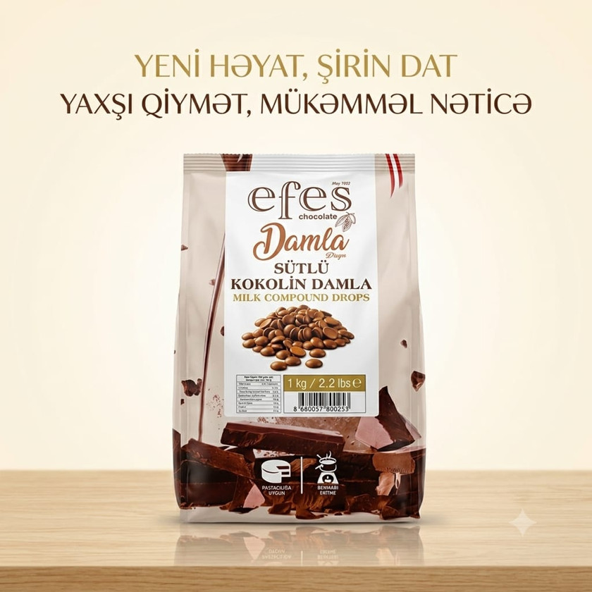 Şokolat No Brand Südlü Kokolin Damla