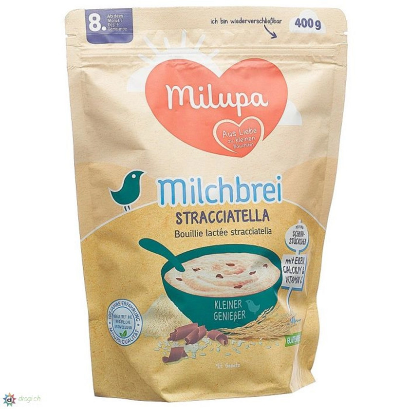 Südlü sıyıq Milupa Little Gourmet Stracciatella, 8 aydan, 400 q