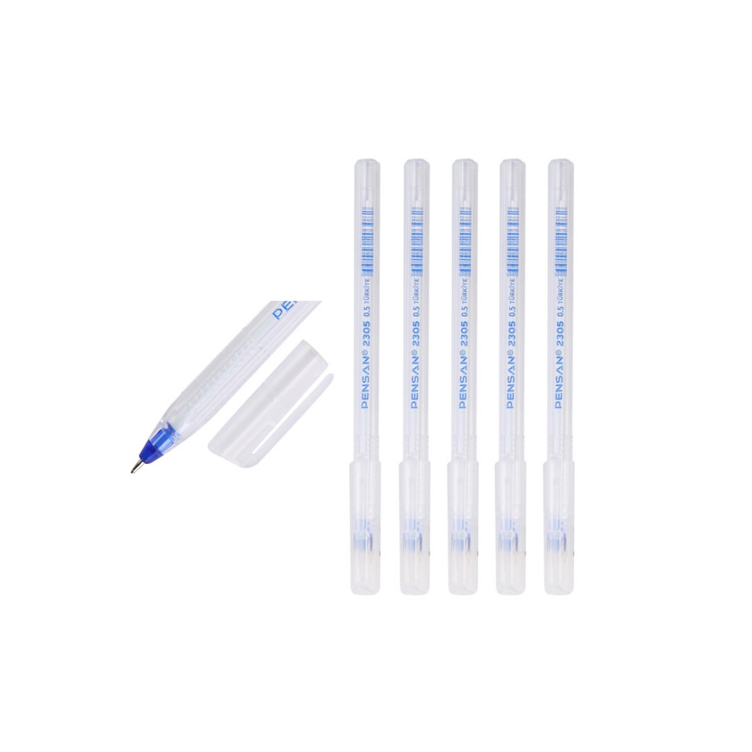 ᐈ Diyircəkli qələm Pensan Triangle, göy, 0.5 mm, 5 əd - qiymeti və ...