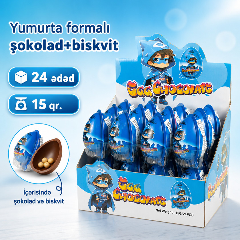 Şokladlı yumurta Akbulak, 360 q
