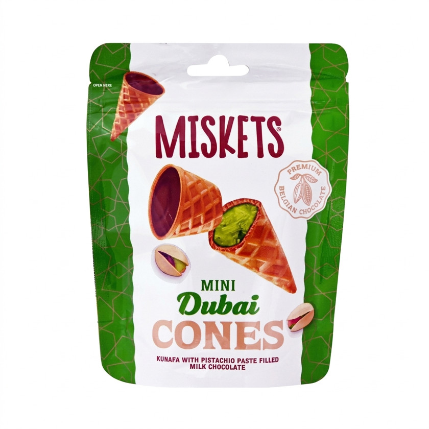 Vafli Miskets Mini Dubai Cones 50 q