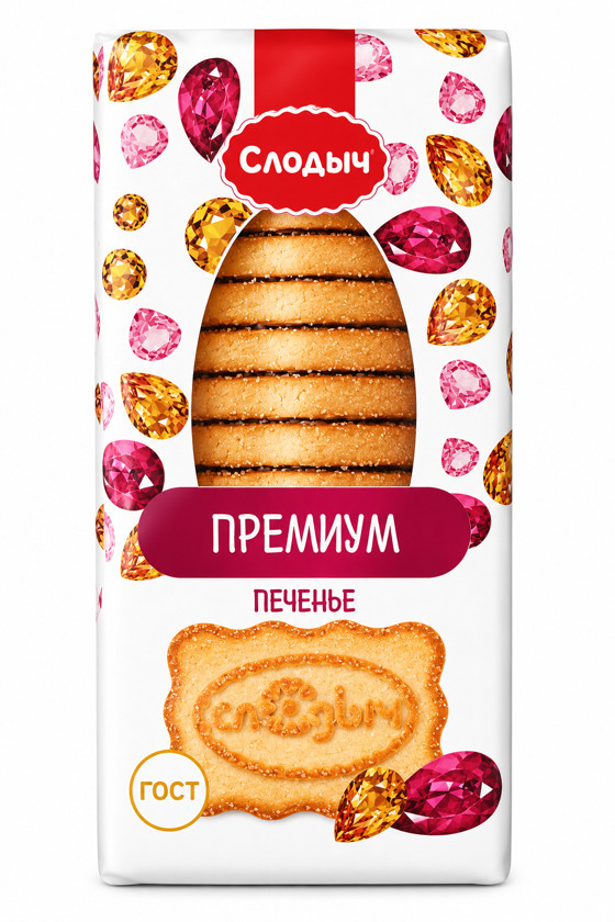 Peçenye Слодыч Premium, dad gücləndiriciləri olmadan, 390 q