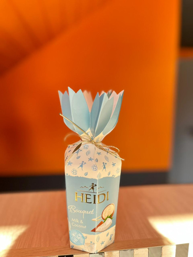 Şokolad konfetlər Heidi Bouquet Milk & Coconut, 120 q