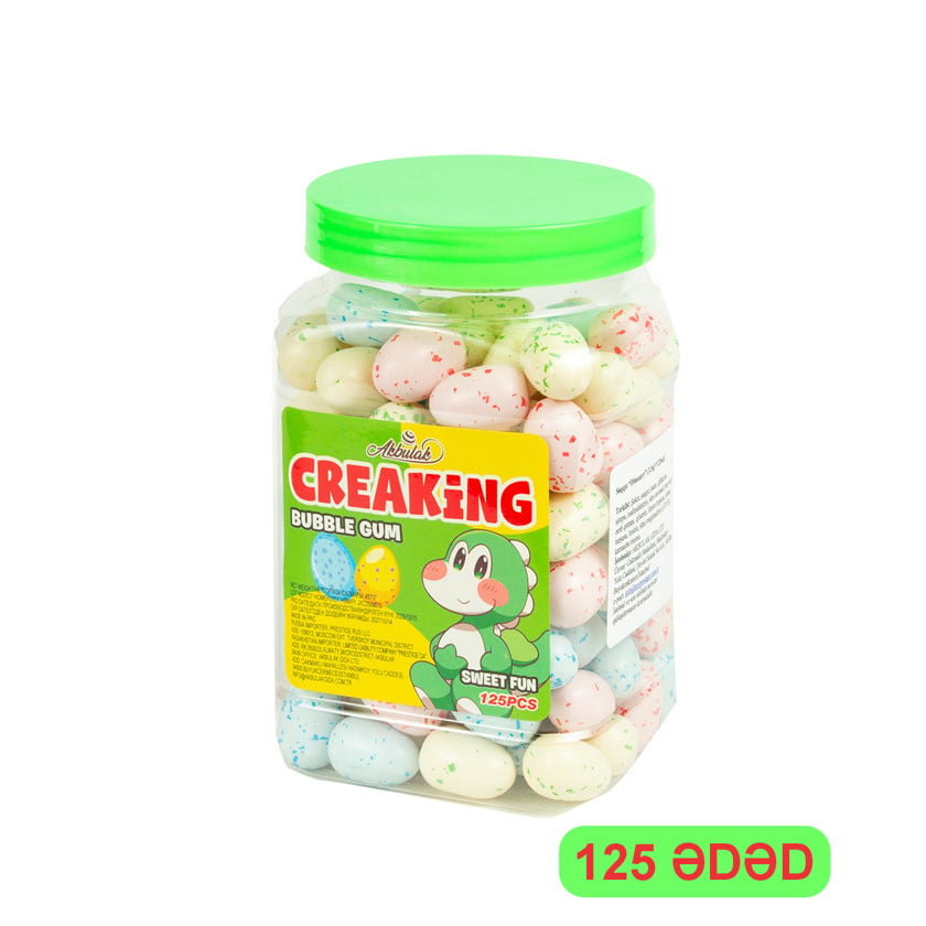 Saqqız Akbulak Dinozavr, 3.5 q, 125 əd