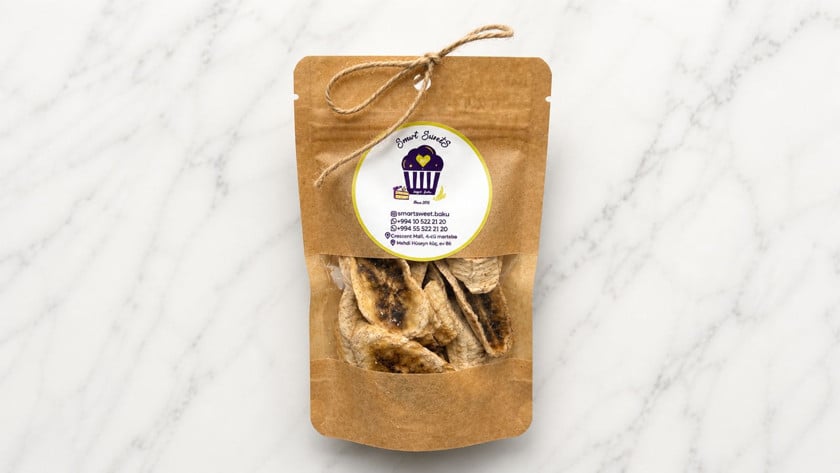 Quru meyvə Smart Sweets Banan, 0.04 kq