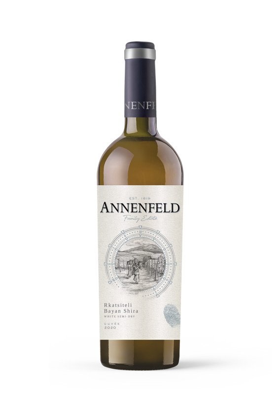 Şərab Annenfeld, 750 ml, ağ, yarı quru